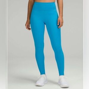 Lululemon Swift Speed Tights in Turquoise Tide, Size 14